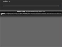 Tablet Screenshot of livehd.tv